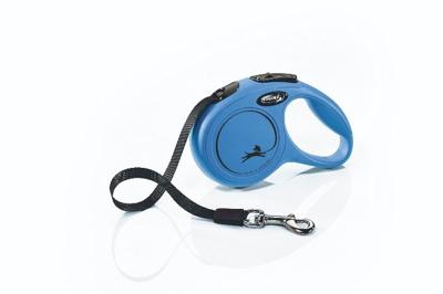 flexi New Classic XS riem 3 m blauw voor honden tot 12 kg