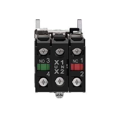Schneider Electric XB4BW31B5 Harmony XB4BW31B5 Druktoets Bedieningsknop vlak 1 knop Wit Druk-ontgrendeling 1 stuk(s)