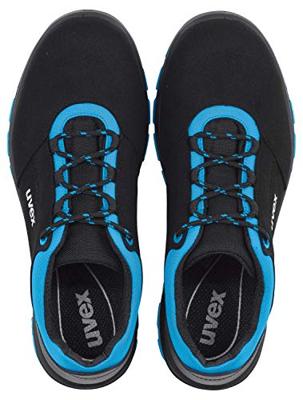uvex 2 xenova® 9557842 Veiligheidsschoenen ESD S2 Schoenmaat (EU): 42 Zwart, Blauw 1 paar