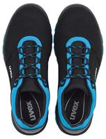 uvex 2 xenova® 9557842 Veiligheidsschoenen ESD S2 Schoenmaat (EU): 42 Zwart, Blauw 1 paar - thumbnail