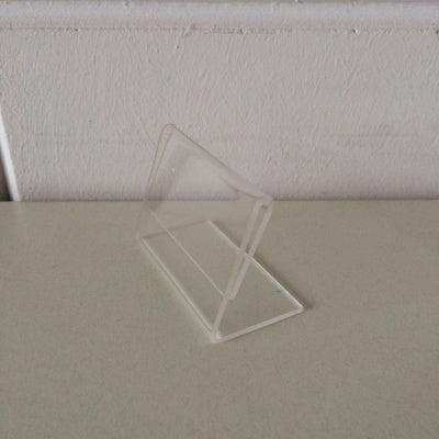 L-standaard acryl bxh 60x40mm. Liggend