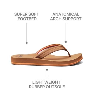 Reef Slippers Cushion Breeze CJ0184 Bruin-38.5 maat 38.5