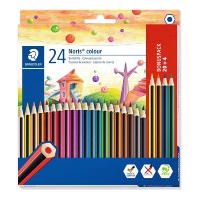 Kleurpotloden staedtler noris 20+4 gratis ass Kleurpotloden staedtler noris 20+4 gratis ass