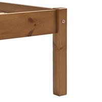Bedframe massief grenenhout honingbruin 140x200 cm - thumbnail