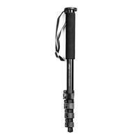 Walimex FT-1502 Pro Monopod 177cm - Stevig aluminium monopod - 10 kg draagvermogen - Fliplock snelsluitingen - Ideaal voor DSLR, DSLM en compacte camera's - Met polsband en tas - thumbnail