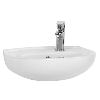 Fontein Boss & Wessing 45x30 cm Keramiek Wit Met Kraangat Rechts Boss & Wessing