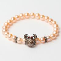 Lancaster JLA-BR-CRAB-4-PE 16 mm Dames armband - thumbnail