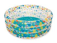 Bestway Opblaasbaar Zwembad 3 Ringen Transparant Tropisch 150x53 cm +6 Jaar Tuin 51045 - thumbnail
