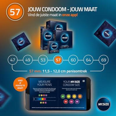 My.Size Pro Condooms maat 57mm - thumbnail