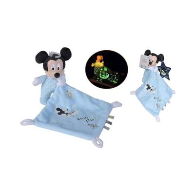 Simba mickey mouse glow in the dark doudou knuffeldoek