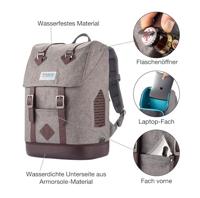 KURGO K9 RUGZAK GRIJS/BRUIN 42,6X25,4X58,3 CM - thumbnail