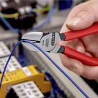 Knipex Zijsnijtang | 160 mm Lengte | Kunststof Bekleed | Zwart Geatramenteerd - 70 01 160 EAN - thumbnail