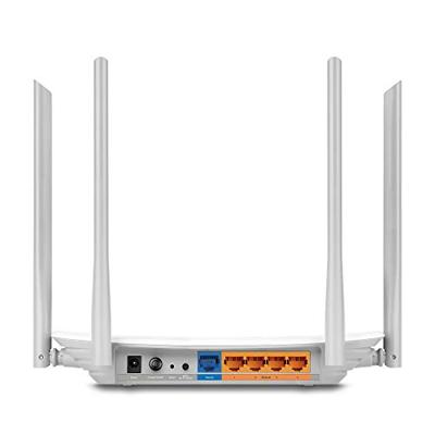 TP-Link AC1200 Wireless Dual Band Wi-Fi Router, Wi-Fi Speed Up to 867 Mbps/5 GHz + 300 Mbps/2.4 GHz, 4+1 Fast Ports, Single-Core CPU, Parental Control, Easy setup (Archer C50)