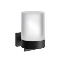 Smedbo Zeepdispenser House Glas Mat Wit En Zwart - thumbnail