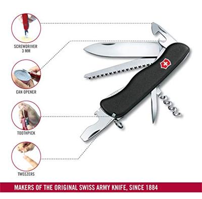 Victorinox Forester 0.8363.3 Zwitsers zakmes Aantal functies 12 Zwart