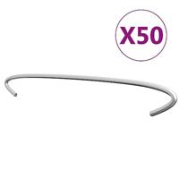 VidaXL Gabionhaken 50 st 50 cm gegalvaniseerd staal - thumbnail
