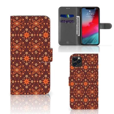 Apple iPhone 11 Pro Max | Telefoon Hoesje | Batik Brown Apple iPhone 11 Pro Max | Telefoon Hoesje | Batik Brown