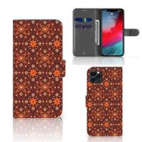 Apple iPhone 11 Pro Max | Telefoon Hoesje | Batik Brown - thumbnail