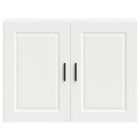 Keukenwandkast Porto bewerkt hout wit - thumbnail