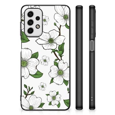 Samsung Galaxy A23 Bloemen Hoesje Dogwood Flowers