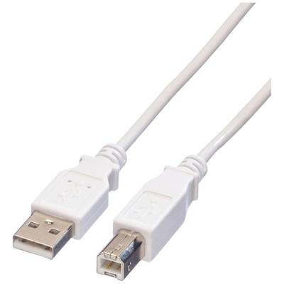 VALUE USB 2.0 Kabel, type A-B, Type A-B, wit, 4,5 m VALUE USB 2.0 Kabel, type A-B, Type A-B, wit, 4,5 m