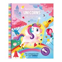 Lantaarn Publishers Speuren naar unicorns zoekboek met kartonnen zaklamp - thumbnail