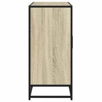 Dressoir 92x35x76 cm bewerkt hout sonoma eikenkleurig - thumbnail