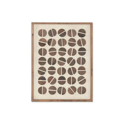 Schilderij Home ESPRIT Pijnboom Gerecycleerd Hout 62 x 4 x 82 cm