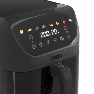 Princess 01.182476.01.001 Airfryer 8 l 2000 W BPA-vrij, Anti-aanbaklaag, Digitale timer Zwart