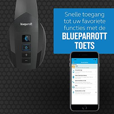 Jabra BlueParrott B450-XT Mono Bluetooth Over-The-Ear Headset, 96% Ruisonderdrukking met Stembediening voor op de Weg en Luide Omgevingen, Zwart
