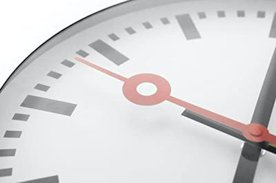 NeXtime ne-3998st wandklok dia. 19 cm, geborsteld aluminium, &apos;station&apos;