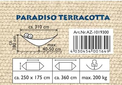 Amazonas Paradiso Terracotta hangmat Amazonas Paradiso Terracotta hangmat