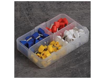 Quadrios 2010C390 Assortiment adereindhulzen 0.75 mm², 1 mm², 1.5 mm², 2.5 mm² Deels geïsoleerd 90 stuk(s) Quadrios 2010C390 Assortiment adereindhulzen 0.75 mm², 1 mm², 1.5 mm², 2.5 mm² Deels geïsoleerd 90 stuk(s)