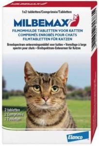 Milbemax Tabletten Kat Groot >2kg 2 tabl.