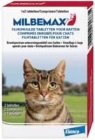 Milbemax ontworming kat vanaf 2 kilo, 2 tbl - thumbnail