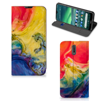 Bookcase Nokia 2.3 Watercolor Dark - thumbnail