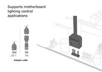 Akasa Adressable RGB LED splitter and extension cable - thumbnail