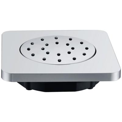 inbouw verstelbare zijdouche vierkant 135x135 ABS chr