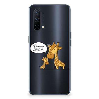 OnePlus Nord CE 5G Telefoonhoesje met Naam Giraffe OnePlus Nord CE 5G Telefoonhoesje met Naam Giraffe