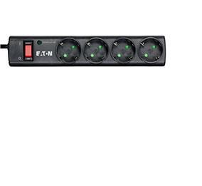 EATON beschermingsstrip 4 DIN overspanningsafleider met meerdere stopcontacten, 10A - thumbnail