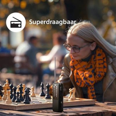 Transistor Radio Philips TAR1509/00 Zwart