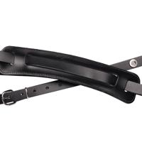 D&apos;Addario John Lennon Leather Guitar Strap Black gitaarband - thumbnail