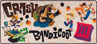 Crash Bandicoot Gaming Mat - Illustration