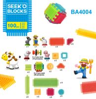 Seek'o Blocks Farm Barrel 5 Tekens - 100 Stuks - thumbnail
