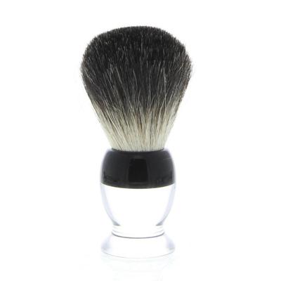 Golddachs Shaving Brush Pure Badger Plexi Transparent
