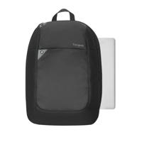 Targus TBB565GL laptoptas 39,6 cm (15.6") Rugzak Zwart, Grijs - thumbnail