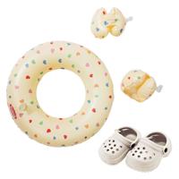 Heless Poppen zwemset hartjesconfetti, 35-45 cm - thumbnail