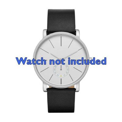 Horlogeband Skagen SKW6274 Leder Zwart 20mm