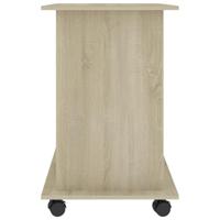 Computerbureau 80x50x75 cm bewerkt hout sonoma eikenkleurig - thumbnail