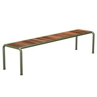 Houe Avanti tuinbank Large Olive Green Essenhout - thumbnail